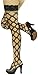 ToBeInStyle Women's Multi Fence Net Lace Trim Stocking