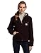 Carhartt Women's Sherpa Lined Sandstone Sierra Jacket (Regular and Plus Sizes), Deep Wine, Small
