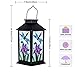 ExcMark Outdoor Solar Hanging Lantern Lights LED Decorative Lamp for Garden Patio Courtyard Lawn and Table (Butterfly)
