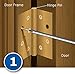 HINGEMATE™ DOOR SECURITY PINS, 3 PACK KIT