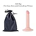Slim Beginner Dildo with Storage Bag,SINLOLI Small Dildo with Suction Cup