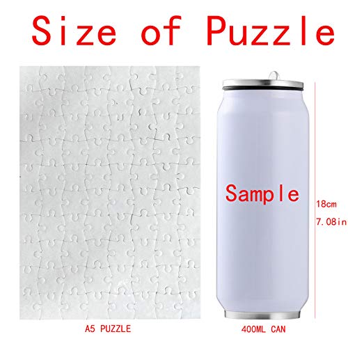 Sublimation Puzzle Blanks 10 Sets Sublimation Blanks Jigsaw Puzzles A5