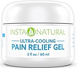 Pain Relief Cream with Menthol and Arnica - Cooling Gel Medication for Back, Knees, Elbows, Muscles, Arthritis & More - Powerful Anti Inflammatory Treatment for Lasting Relief - InstaNatural - 2 OZ