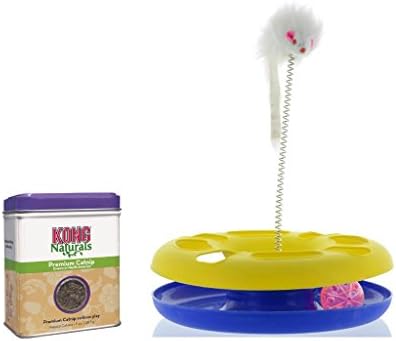 Cats on Crack Interactive toy PLUS KONG Naturals Dry Catnip 1 oz- Bundle of 2 items