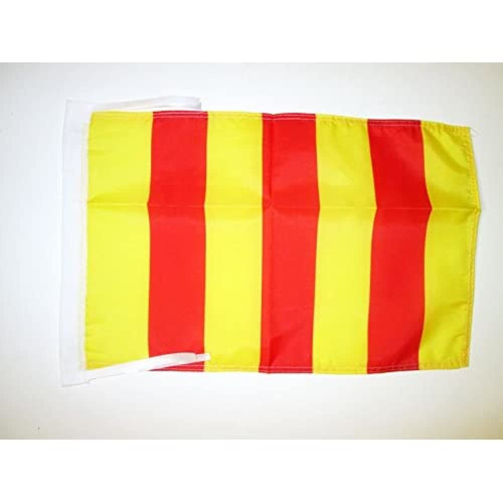 AZ FLAG - French Province of Provence Flag - 18'' x 12'' - 100% Polyester County of Provence - France Small Banner with Two Cords - Fade Resistant - Vivid Colors - 18x12 in - 45x30 Cm