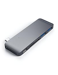 Puerto de carga USB tipo C 3.0, combo 3 en 1, para MacBook, 12 pulgadas (con USB C), de Satechi , Gris espacial