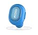 Wireless Earbud, QCY Q26 Bluetooth Invisible Earpiece With Mic, Hands-free Stereo noise canceling for Apple iPhone 7, 7 Plus, 6 Plus, 5S, 4S, and Android Phones - Blue