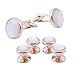 Mens Mother of Pearl Cufflinks and Dress Studs Set for Wedding Party
