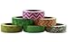 LolliZ® Washi Tape – Spring Garden Set with Six Rolls of Fun and Festive Colors