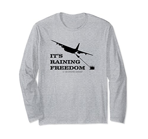 Unisex ac-130 spectre gunship it s raining freedom t sh…
