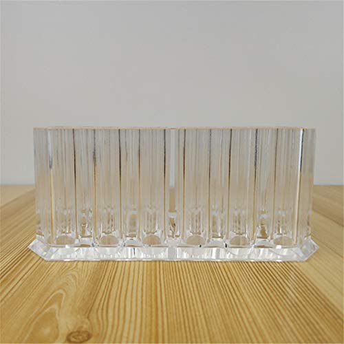 Clear Acrylic Makeup Eyeliner Lip Liner Holder Organizer, 26 Spaces
