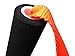 Leash Boss Free Range - Long Dog Leash for Large Dogs - 1 Inch Heavy Duty Nylon Training Lead with Padded Handle - High Visibility Orange - Extra Long Dog Leash (50 Ft)