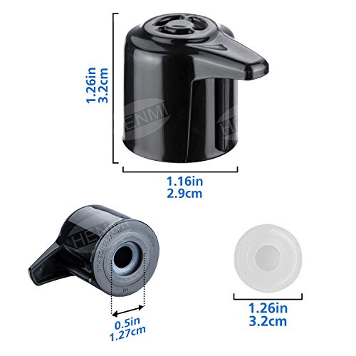 HENMI Steam Release Handle for Instant Pot Duo/Duo Plus Model 3,5,6,8Qt BPA-Free Steam Release Valve Pressure Cooker Replacement Part Accessories with 2 Additional Replacement Float Valve Gaskets