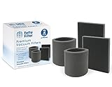 Fette Filter - Vacuum Filters Compatible with Bissell Style 7. Compare to Part # 3093, (Pack of 4)