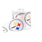Offray Sports NFL Football Pittsburgh Steelers Ribbon, 2-1/2