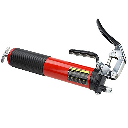 AcPulse 6000 PSI Heavy Duty Professional Quality Pistol Grip Style Grease Gun with 18" Flex Hose - Thumbnail 2