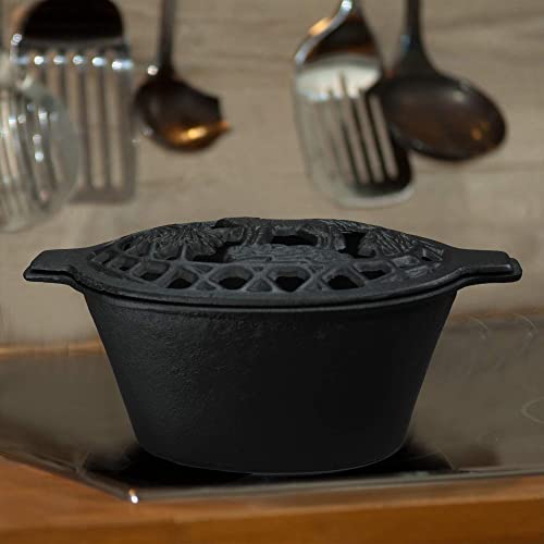 FireBeauty Woodstove Steamer Stove Humidifier Cast Iron Lattice Top