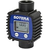 Sotera FR1118P10 Inline Flowmeter, Digital, Blue/Black