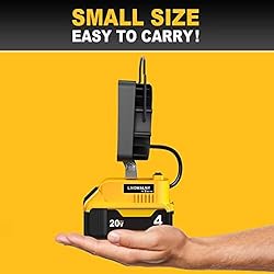 LIVOWALNY Cordless LED Work Light for Dewalt 20v