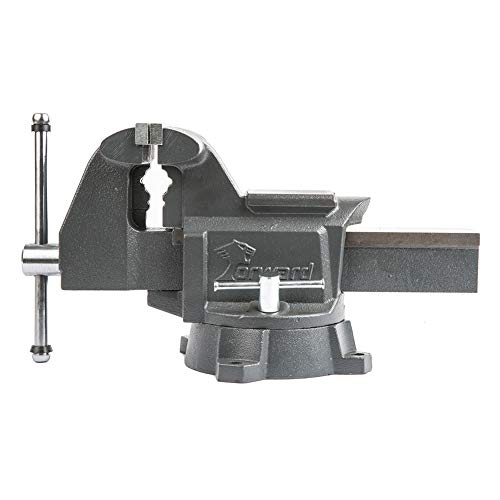 Forward CR60A 6.5-Inch Bench Vise Swivel Base Heavy Duty with Anvil (6 1/2") - Thumbnail 2