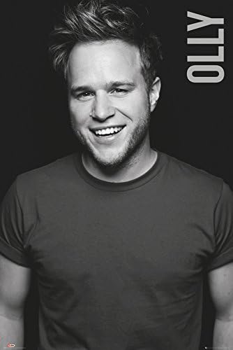 GB eye Olly Murs Maxi Poster, Black and White