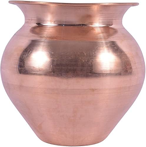 Stainless Steel Water Lota Kalash Pot for Temple Festival Worship Navratri/Housewarming/Tumbler/Pongal/Sankranti