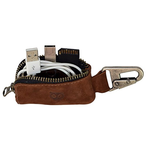 image for Leather Car Key Holder / Headphone & Charging Cables / Memory Cards / 