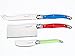 FLYINGCOLORS Laguiole Cheese Knife Butter Knife Spreader Set, Stainless Steel, Multicolor Handle, 3 Pieces