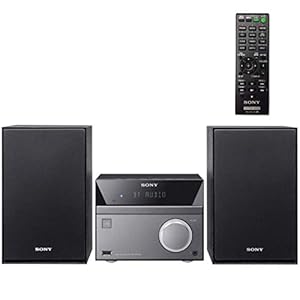 Sony Bluetooth Stereo Shelf System for Home, HiFi Sound System with USB, FM Radio, Audio in, TV Music Home Stereo System…