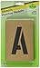 Number & Letter Stencils Reusable, Water Resistant, 4 inch (2 Pack)