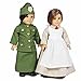 The Queen's Treasures Salvation Army Historic Uniform Comes Complete with Skirt, Jacket and Hat with Salvation Army Badge. Green Khaki Outfit Fits 18 inch American Girl Dolls Clothes & Accessories.