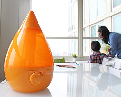 Crane Drop Ultrasonic Cool Mist Humidifier - Orange