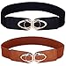 Beltox Womens Belts Elastic Stretch Cinch Plus Fashion Dress Belts for ladies(30
