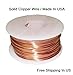 18 Ga Copper Wire -Dead Soft-100 Ft -1/2 Lb. Spool