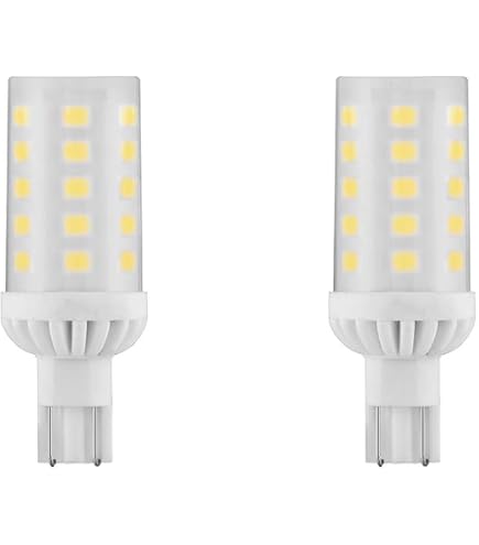 10-Pack T15 LED Bulbs - Super Bright 6000K White, 12V, Fits T10 921 168 194 Sockets For Cars, RVs, Boats & Trailers