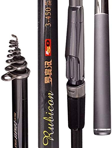YXYH Portable Carbon Fishing Rod Telescopic 3.6M-5.4M Stream Carp Fishing Pole Travel