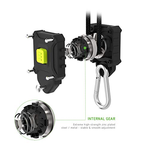 image for VIVOSUN 1-Pair 1/8 inch Rope Hanger Improved Design, More Convenience 