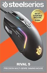 SteelSeries Rival 5 Gaming Mouse 18000 CPI TrueMove Air 9 Programmable Buttons view 13