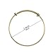 ZX Jewelry 6pcs Womens Expandable Blank Bangle Adjustable Wire Bracelet for Jewelry Making 2.4inch