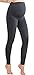 Foucome Women's Over The Belly Super Soft Support Winter Maternity Leggings Grey, XXX-Large(fits Like US X-Large)