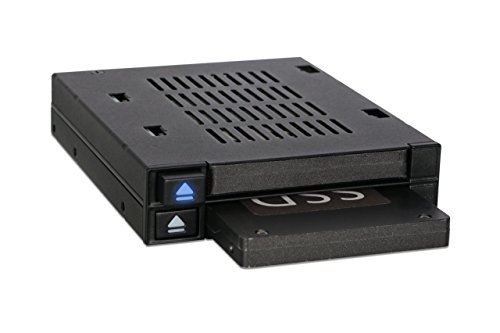 ICY DOCK Dual Bay 2.5 to 3.5 SATA / SAS SSD/ HDD Trayless Hot-swap Dock / Mobile Rack For 3.5 Drive Bay - flexiDOCK MB522SP-B