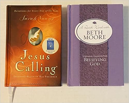 2 Books 1 Jesus Calling 2 Believing God Sarah Young Beth Moore Amazon Com Books 2 Books 1 Jesus Calling 2 Believing God Sarah Young Beth Moore Amazon Com Books
