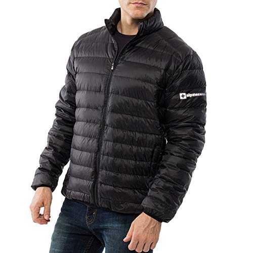 Alpine Swiss Niko Mens Down Alternative Jacket Puffer Coat Packable
