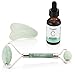 Emerald’s Jade Roller, Vitamin C 20% Face Serum, Gua Sha Massage Tool, FREE Dry Brushing Body Brush - Improves Fine Lines, Wrinkles, Age Spots, Dry Skin, Dark Under Eye Circles, Blood Circulation