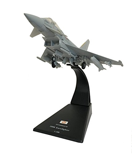 Eurofighter typhoon f.2 diecast 1:100 model (amercom sl-38)