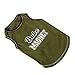 Mikey Store Pet Dog Cat Clothes Cute Panda Puppy Apparel Winter Warm Outwear Coat (Dark Green, XS)