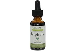 Banyan Botanicals Triphala Liquid Herbal Extract – Organic Triphala Extract with Amla, Haritaki & Bibhitaki – for Daily Detox, Regularity & Rejuvenation* – 1oz. – Non-GMO Sustainably Sourced Vegan