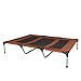 KOPEKS - Elevated Indoor Outdoor Portable Bed - Extra Large Size Brown Color