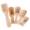 HEMOTON 5 stuks mini-schep, hout, kruidenschep, meelschep, theelepel, zoutlepel, koffielepel, maatlepel, specerijen…