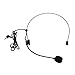 Andoer Uni-Directional Head-mounted Headworn Headset Microphone Mic Flexible Wired Boom for Voice Amplifier Amp Loudspeaker